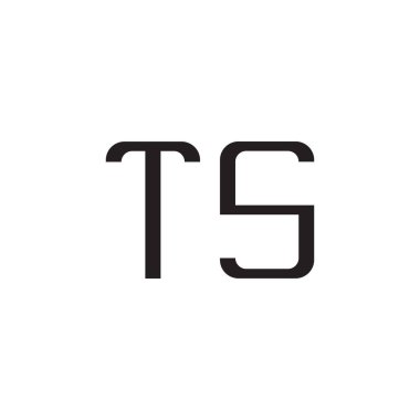 İlk harf vektör logo simgesini gösterir