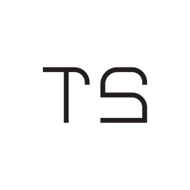 İlk harf vektör logo simgesini gösterir