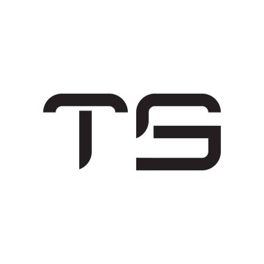 İlk harf vektör logo simgesini gösterir