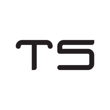 İlk harf vektör logo simgesini gösterir