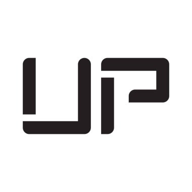 ilk harf vektör logo simgesini yükselt