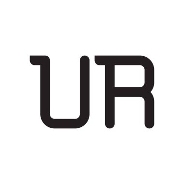 ilk harf vektör logo simgesi