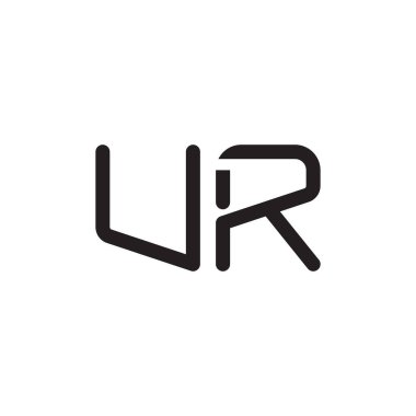 ilk harf vektör logo simgesi