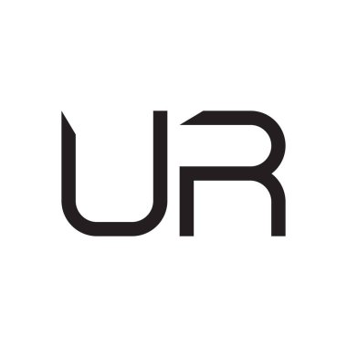 ilk harf vektör logo simgesi