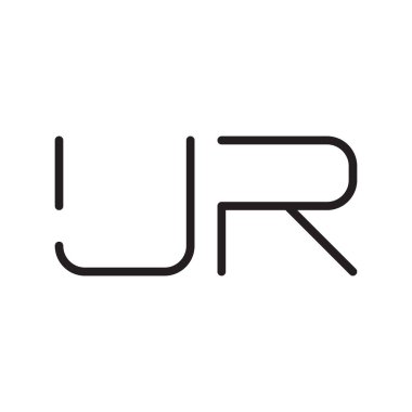 ilk harf vektör logo simgesi