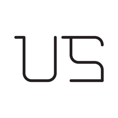 ilk harf vektör logo simgesi