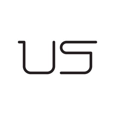 ilk harf vektör logo simgesi