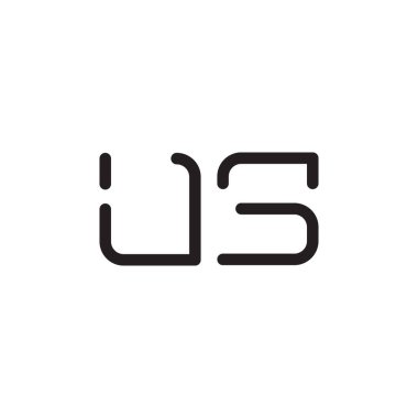 ilk harf vektör logo simgesi