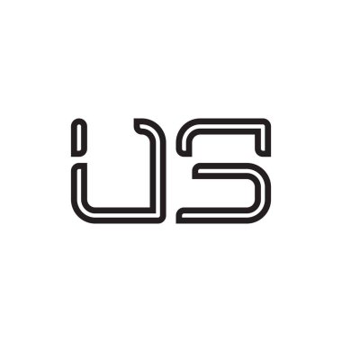 ilk harf vektör logo simgesi