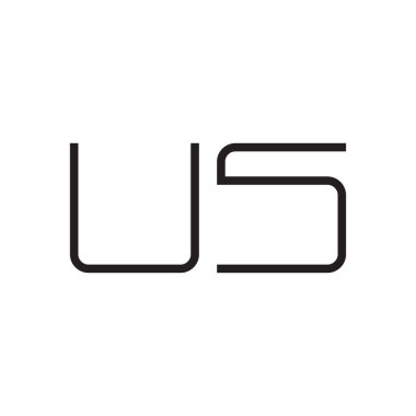 ilk harf vektör logo simgesi