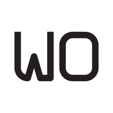 ilk harf vektör logo simgesi