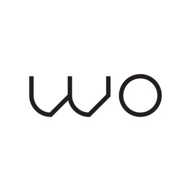 ilk harf vektör logo simgesi