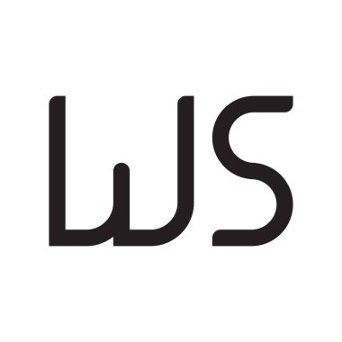 İlk harf vektör simgesi