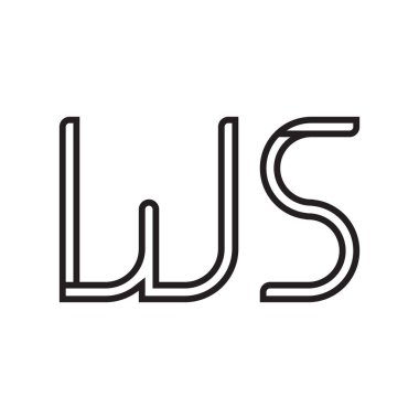 İlk harf vektör simgesi