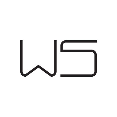 İlk harf vektör simgesi