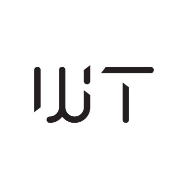 ilk harf vektör logo simgesi