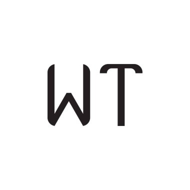 ilk harf vektör logo simgesi