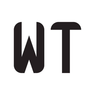 ilk harf vektör logo simgesi