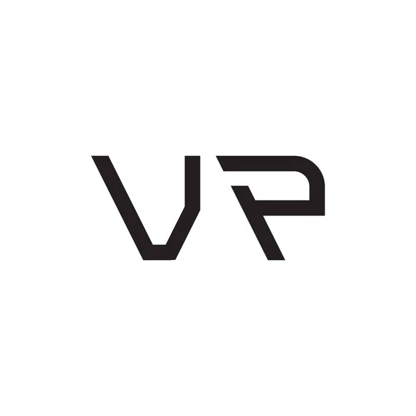 Ícone Logotipo Vetor Letra Inicial — Vetor de Stock