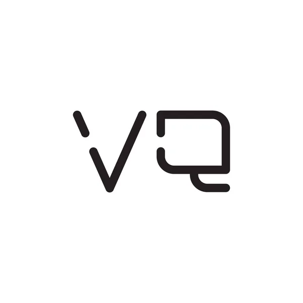 Vq初始字母向量图标 — 图库矢量图片