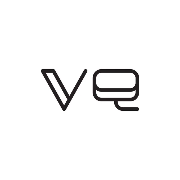 Anfangsbuchstabe Vektor Logo Symbol — Stockvektor