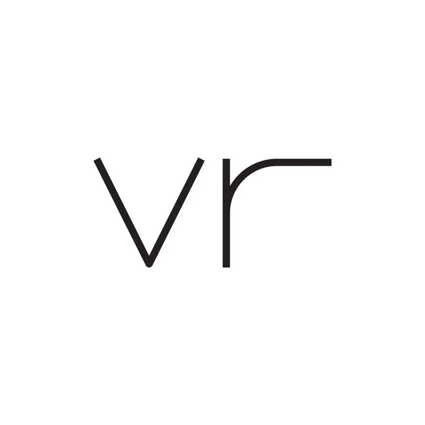 Inicial Letra Vector Icono Del Logotipo — Vector de stock
