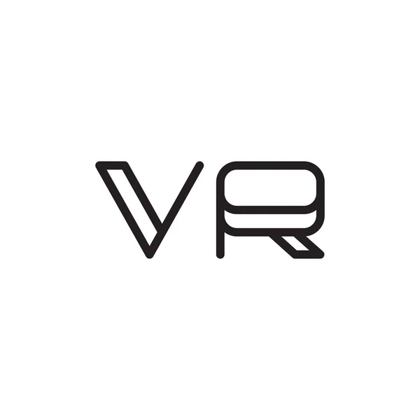 Ícone Logotipo Vetor Letra Inicial — Vetor de Stock