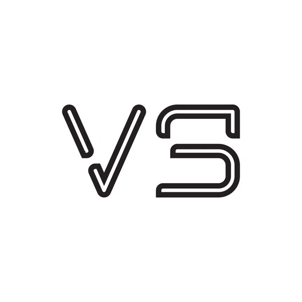 Lettre Initiale Icône Logo Vectoriel — Image vectorielle