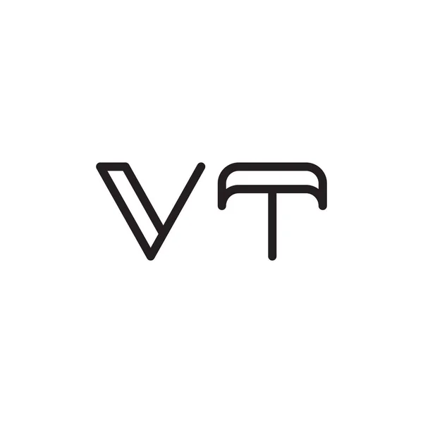 Ícone Logotipo Vetor Letra Inicial —  Vetores de Stock