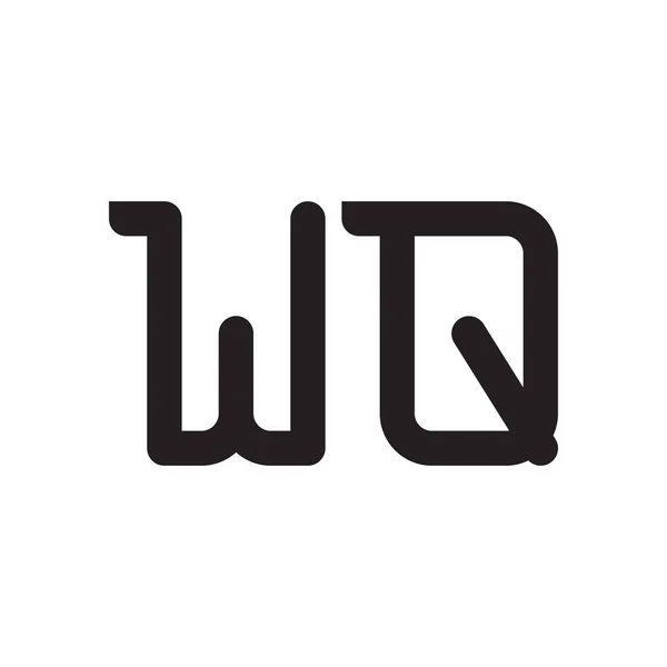 Wq初始字母向量图标 — 图库矢量图片