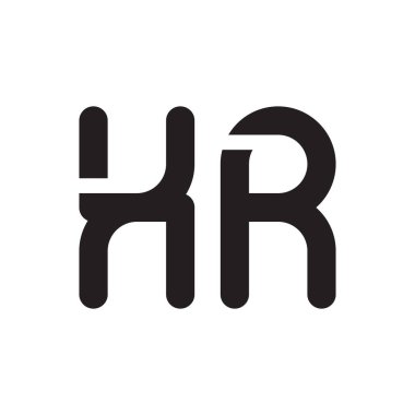 xr ilk harf vektör logo simgesi