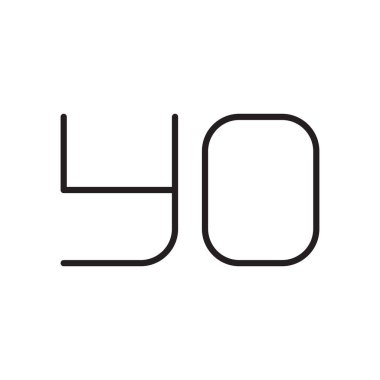 ilk harf vektör logo simgesi