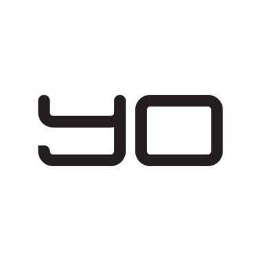 ilk harf vektör logo simgesi