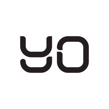 ilk harf vektör logo simgesi