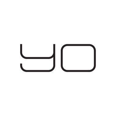 ilk harf vektör logo simgesi