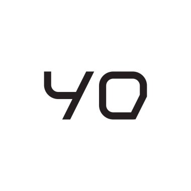 ilk harf vektör logo simgesi