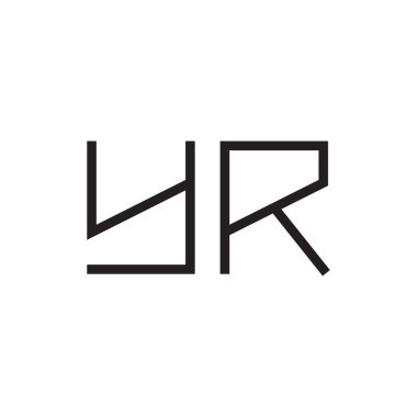 İlk harf vektör logo simgeniz