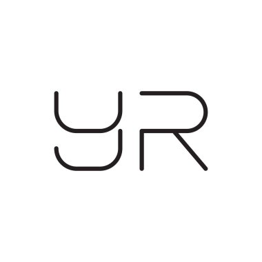 İlk harf vektör logo simgeniz