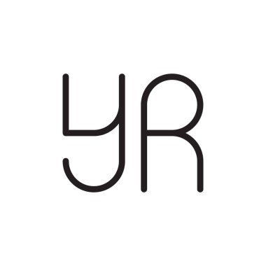 İlk harf vektör logo simgeniz