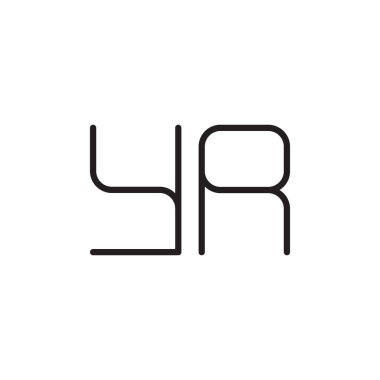 İlk harf vektör logo simgeniz