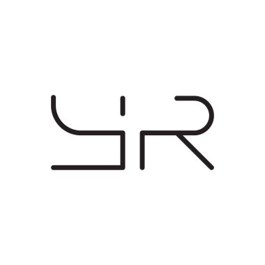 İlk harf vektör logo simgeniz