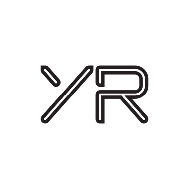 İlk harf vektör logo simgeniz