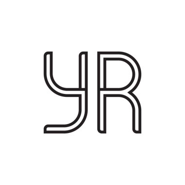 İlk harf vektör logo simgeniz