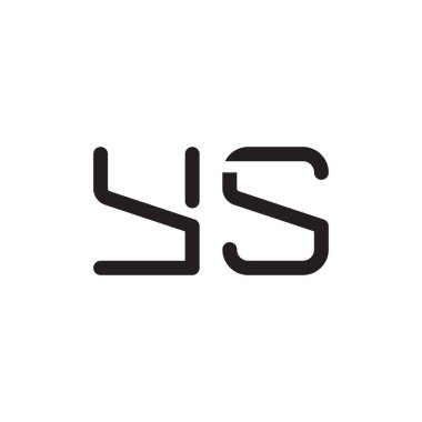 ilk harf vektör logo simgesi