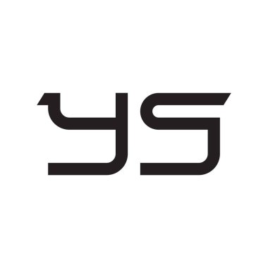 ilk harf vektör logo simgesi