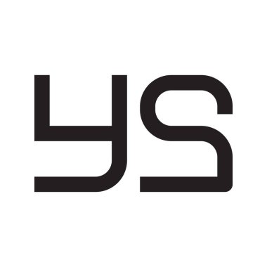 ilk harf vektör logo simgesi