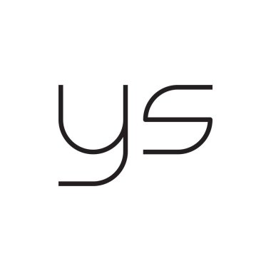 ilk harf vektör logo simgesi