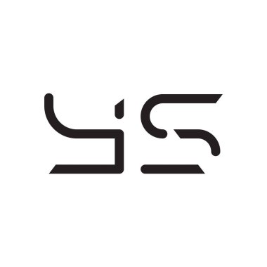 ilk harf vektör logo simgesi