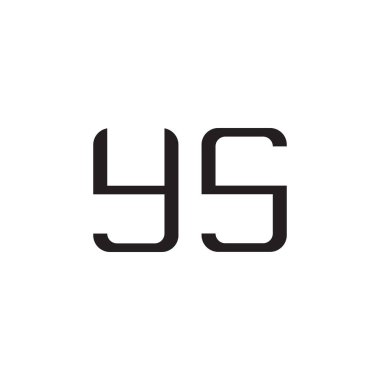 ilk harf vektör logo simgesi