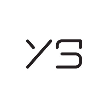 ilk harf vektör logo simgesi